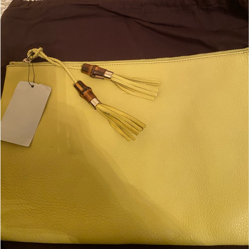 Sunshine GUCCI Large Clutch NEW with Tags